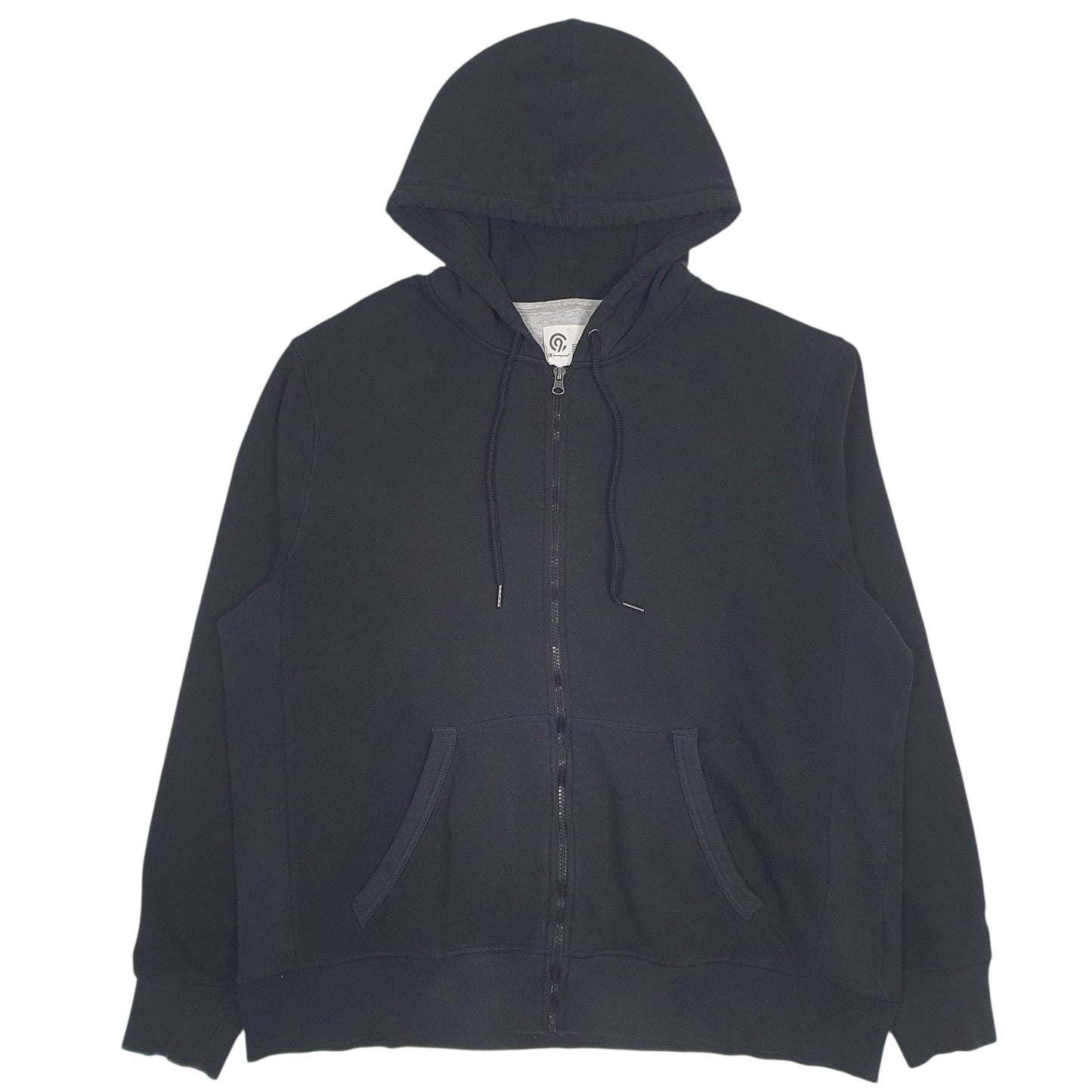 Mens Black Champion  Full Zip Jumper