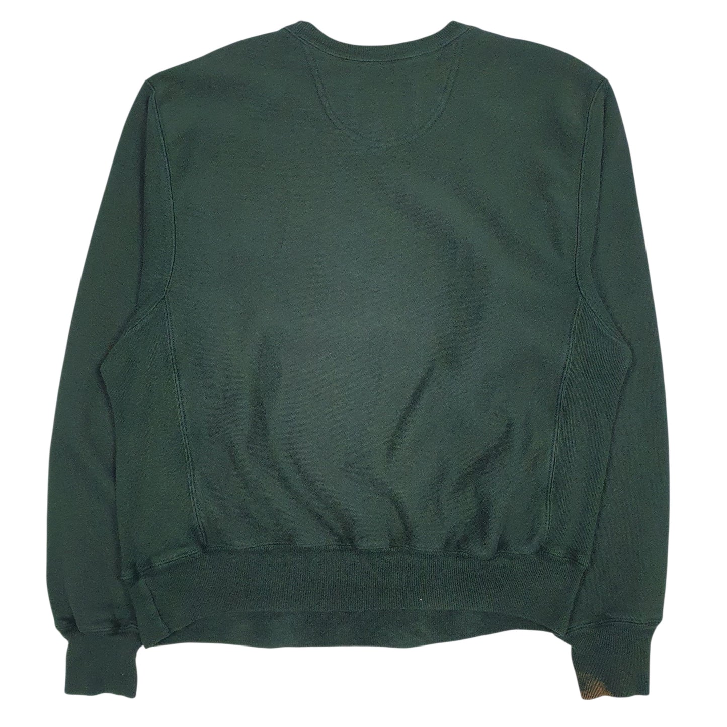 Mens Green Champion Vintage 90s Reverse Weave Crewneck Jumper