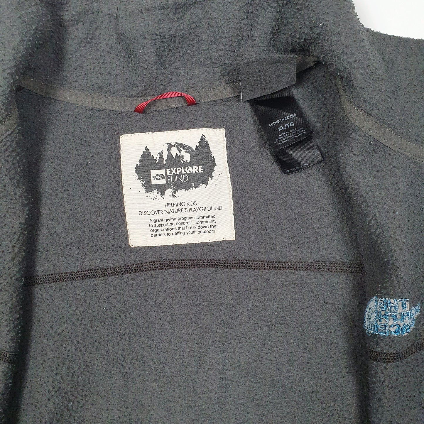 Mens Grey The North Face  Full Zip Jumper