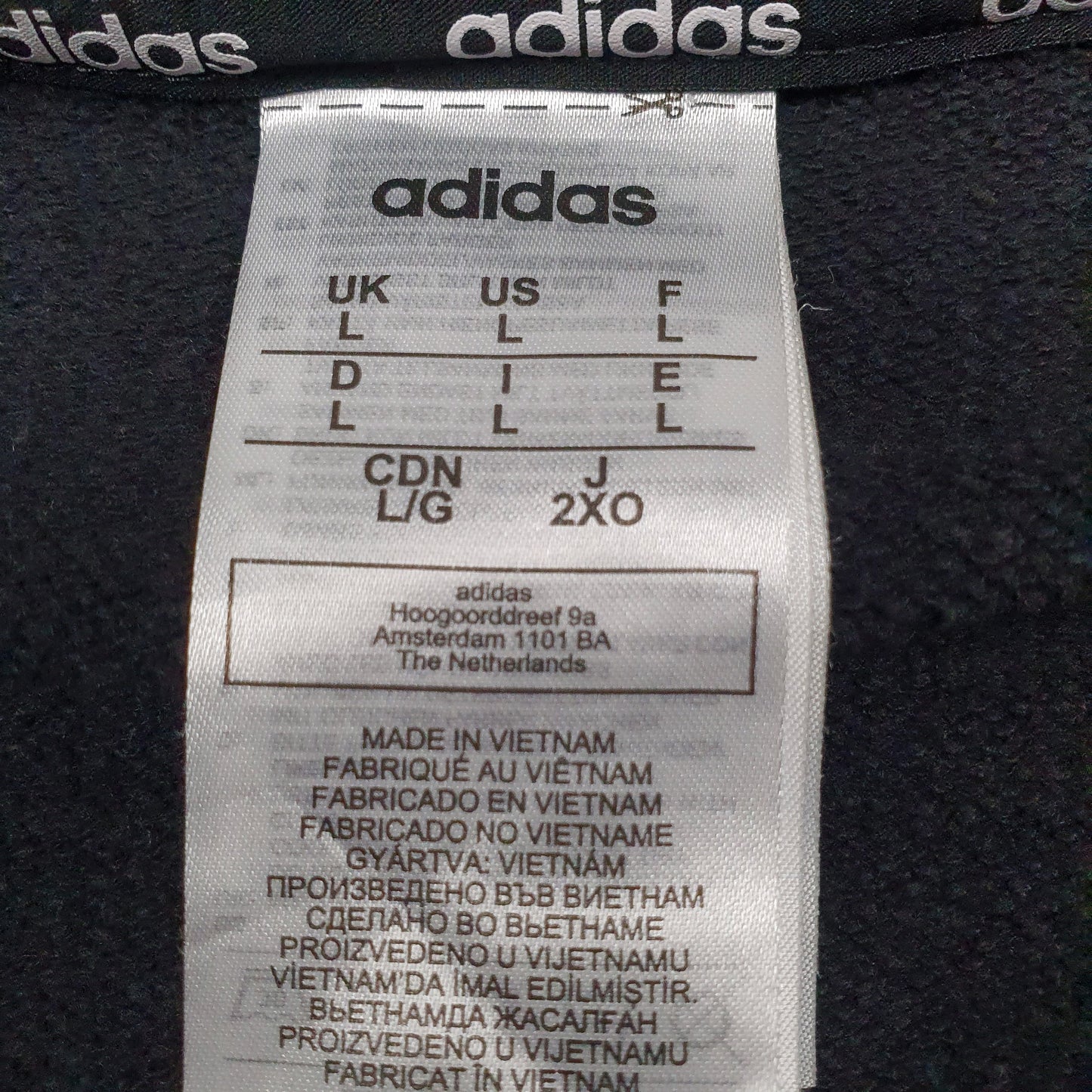 Mens Black Adidas  Crewneck Jumper