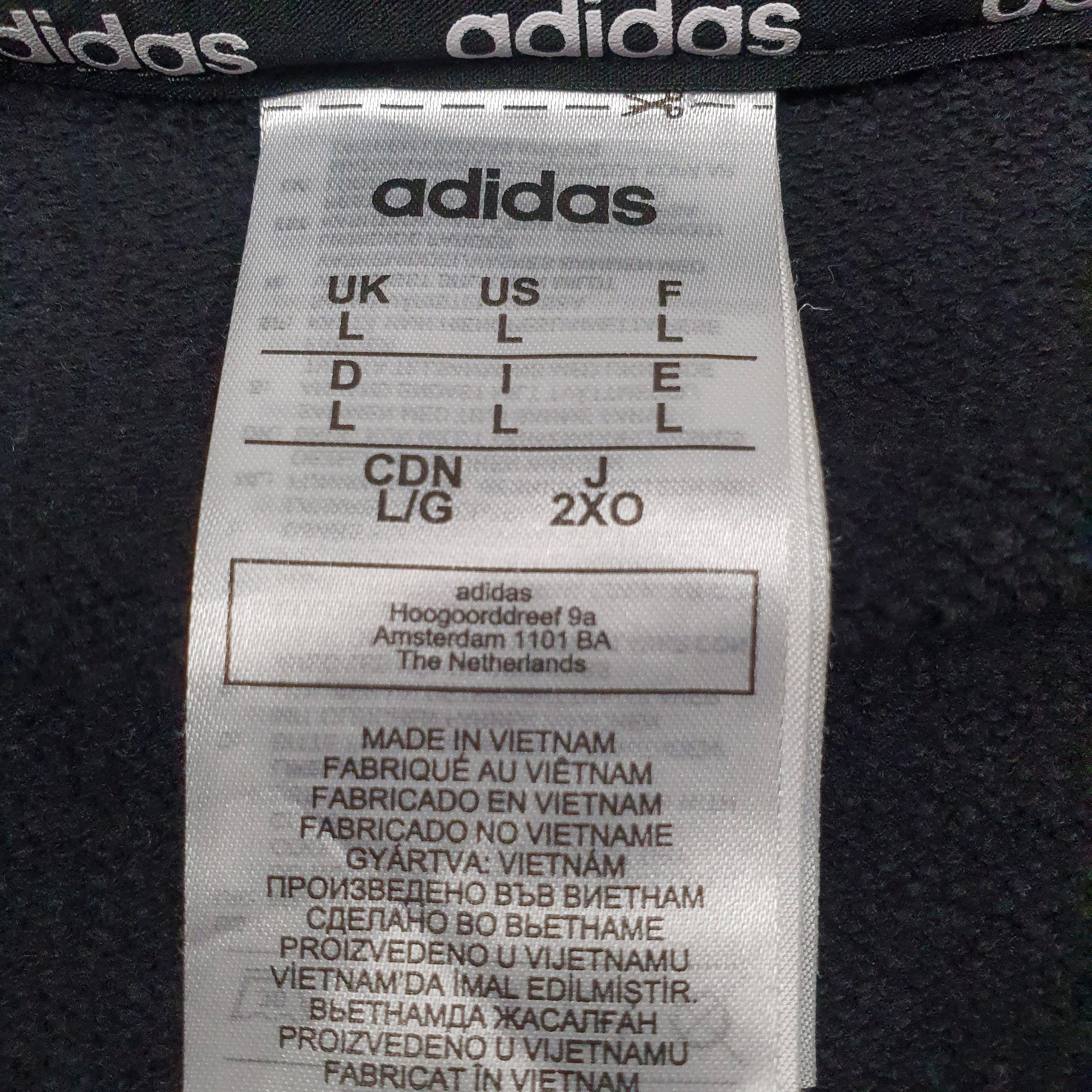 Mens Black Adidas  Crewneck Jumper