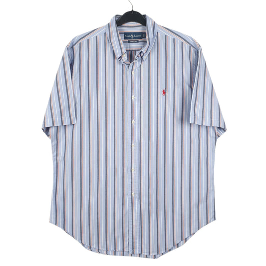 Mens Blue Ralph Lauren  Short Sleeve Shirt