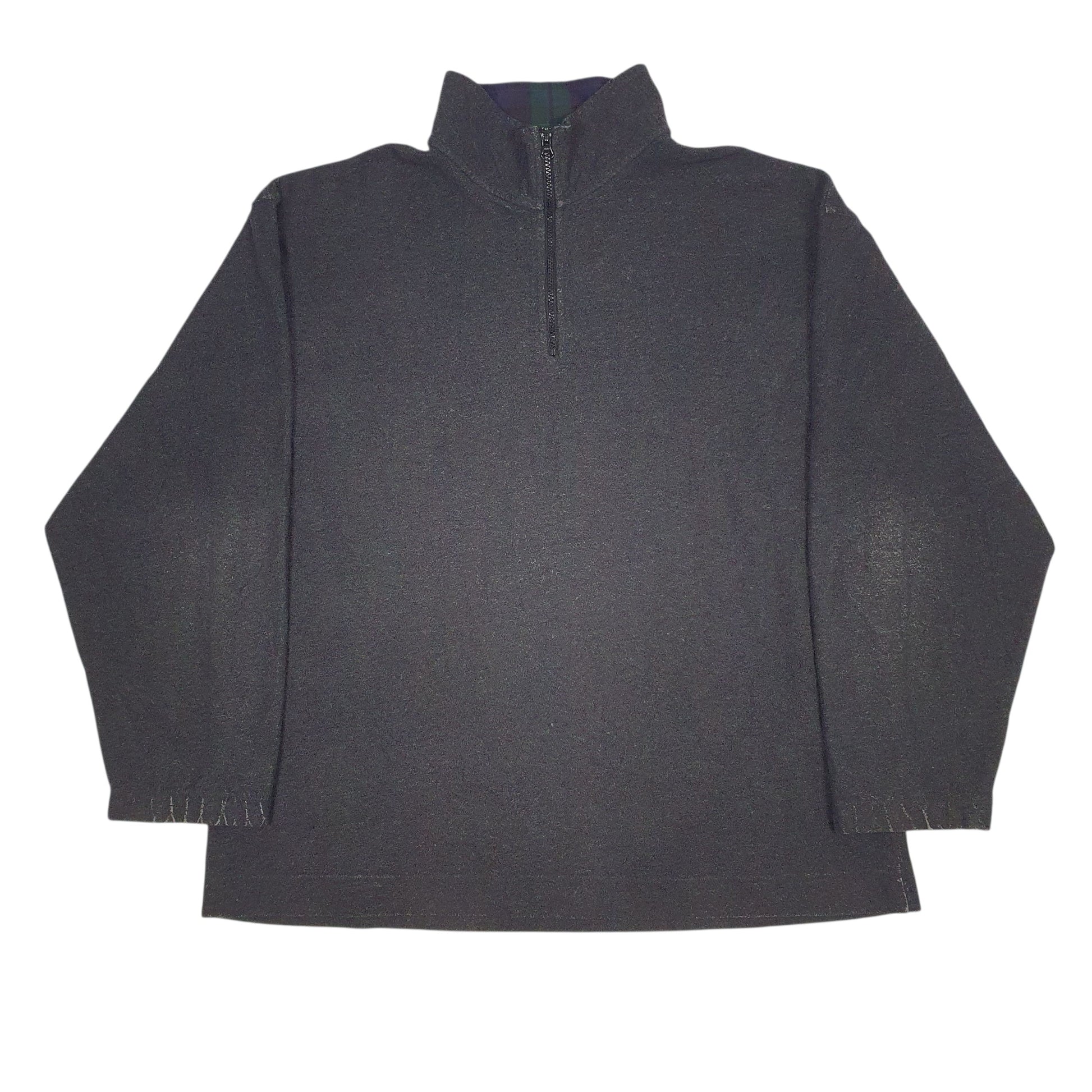 Mens Grey Tommy Hilfiger Vintage 90s Quarter Zip Jumper