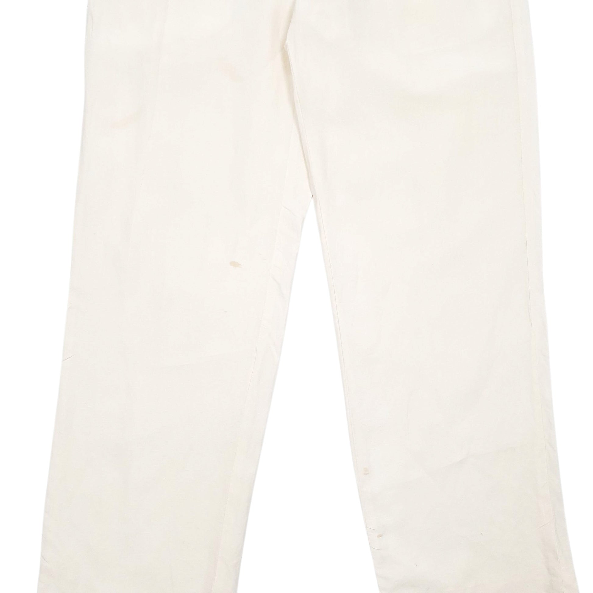 Mens Cream Polo Ralph Lauren Vintage  Trousers