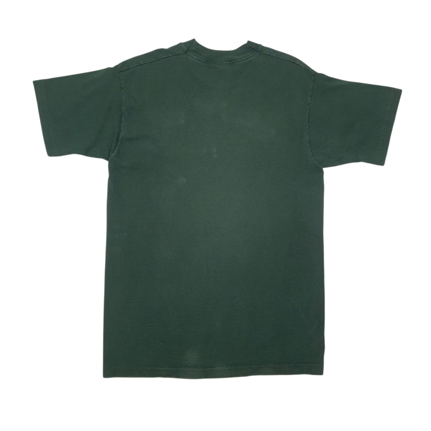 Mens Green Fruit Of The Loom Single Stitch Vintage 90s  T Shirt