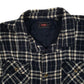 Mens Navy Wrangler Workwear Plaid Chore  Coat