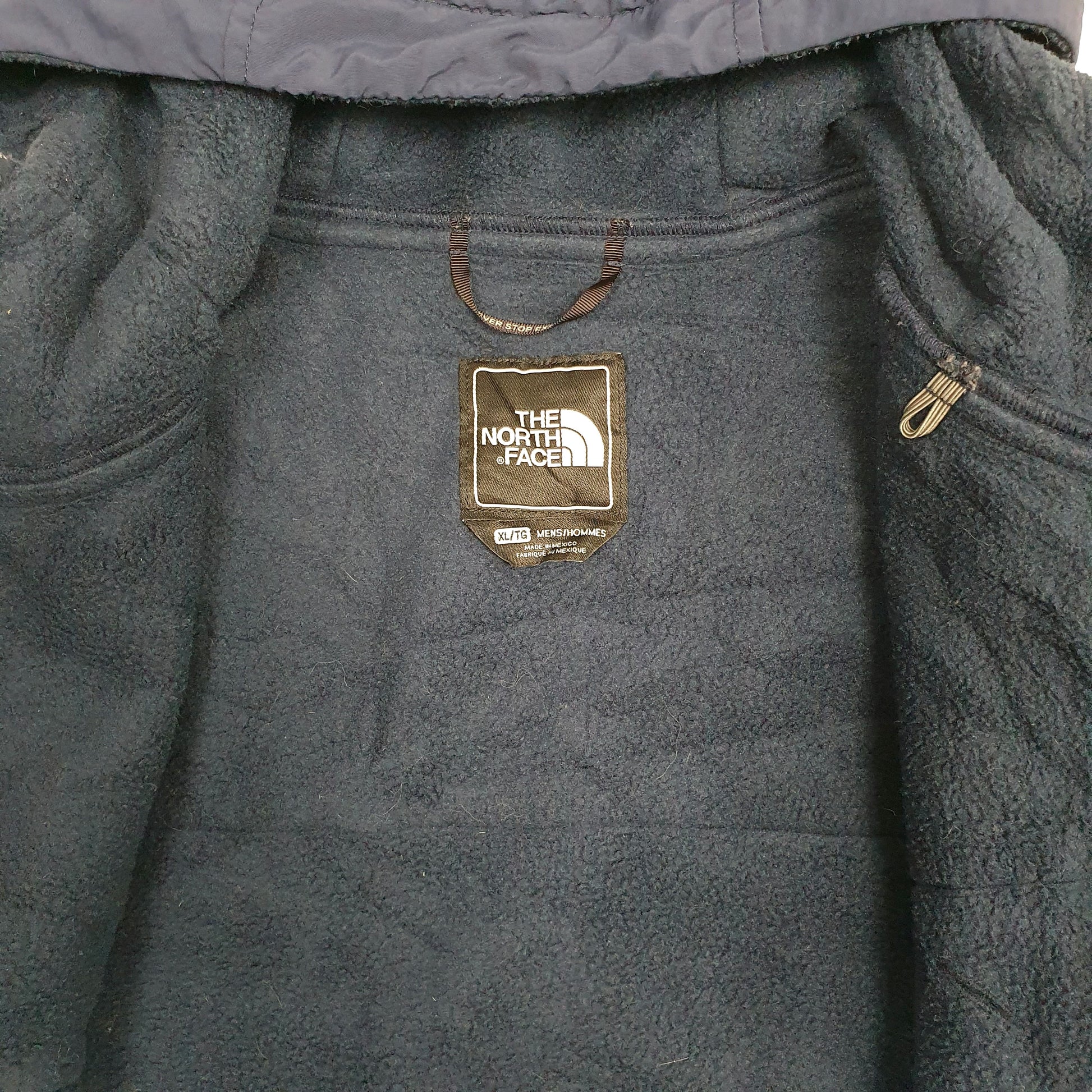 Mens Navy The North Face Denali Hoodie Fleece  Coat