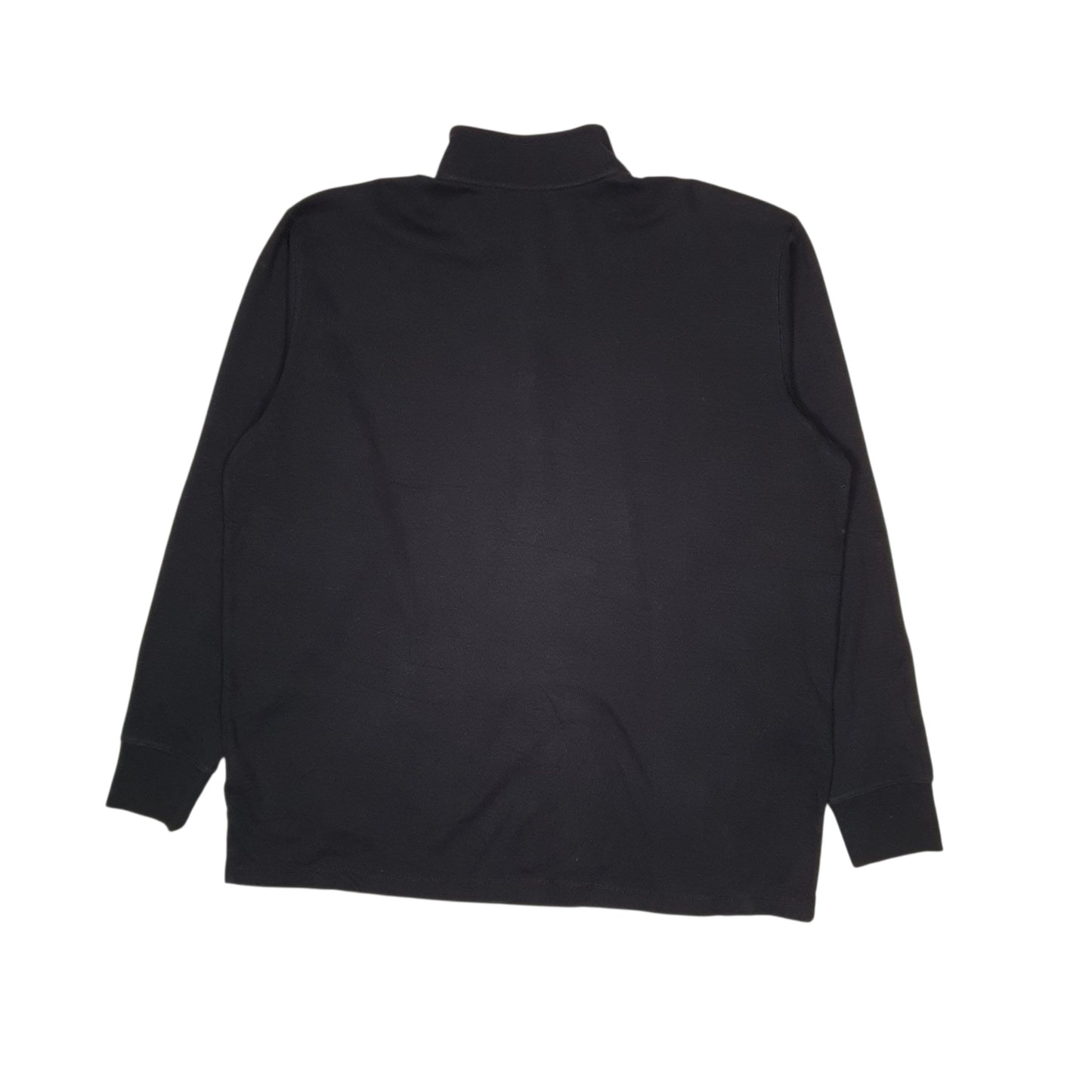 Mens Black Carhartt Lightweight Quarter Zip Jumper