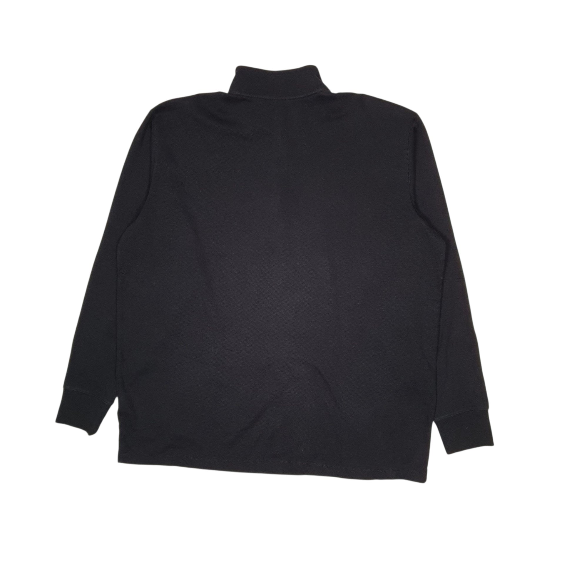 Mens Black Carhartt Lightweight Quarter Zip Jumper