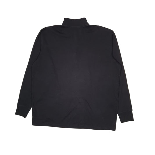 Mens Black Carhartt Lightweight Quarter Zip Jumper