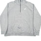 Mens Grey Nike  Quarter Zip Jumper