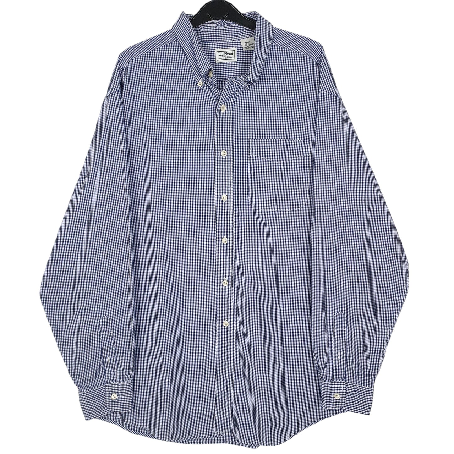 Mens Blue L.L.Bean  Long Sleeve Shirt