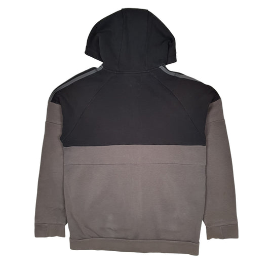 Mens Grey Adidas Hoodie Full Zip Jumper