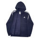 Mens Navy Adidas  Full Zip Jumper