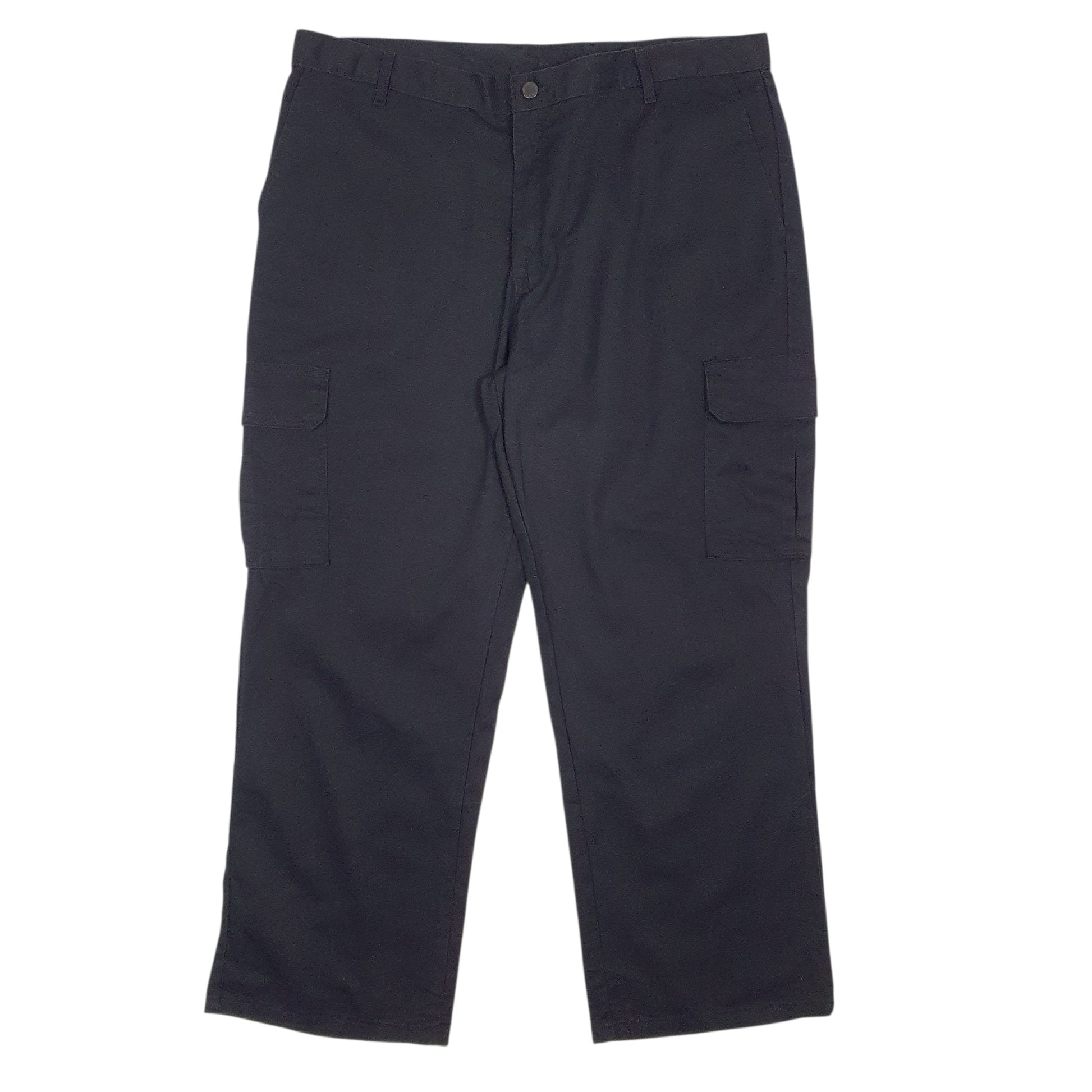 Mens Black Dickies  Cargo Trousers
