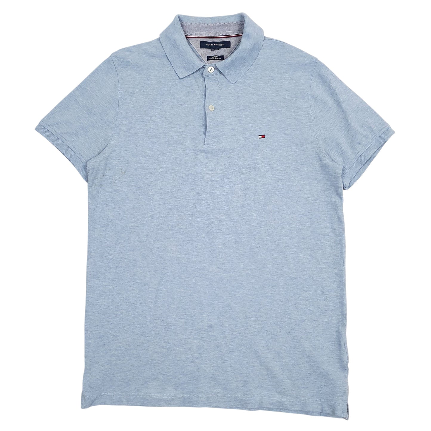 Mens Blue Tommy Hilfiger  Short Sleeve Polo Shirt