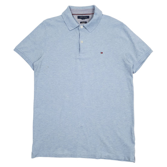 Mens Blue Tommy Hilfiger  Short Sleeve Polo Shirt