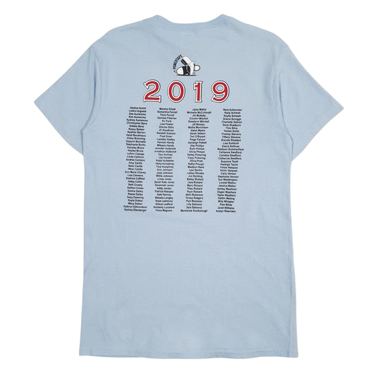 Mens Blue Gildan   T Shirt