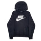 Mens Black Nike Spellout Hoodie Jumper