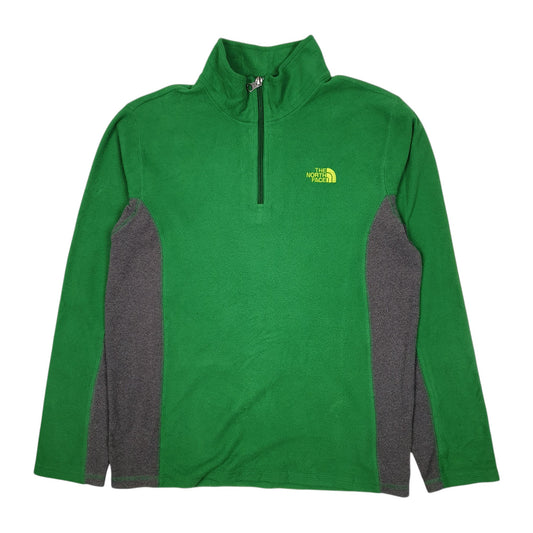 Mens Green The North Face  Quarter Zip Jumper