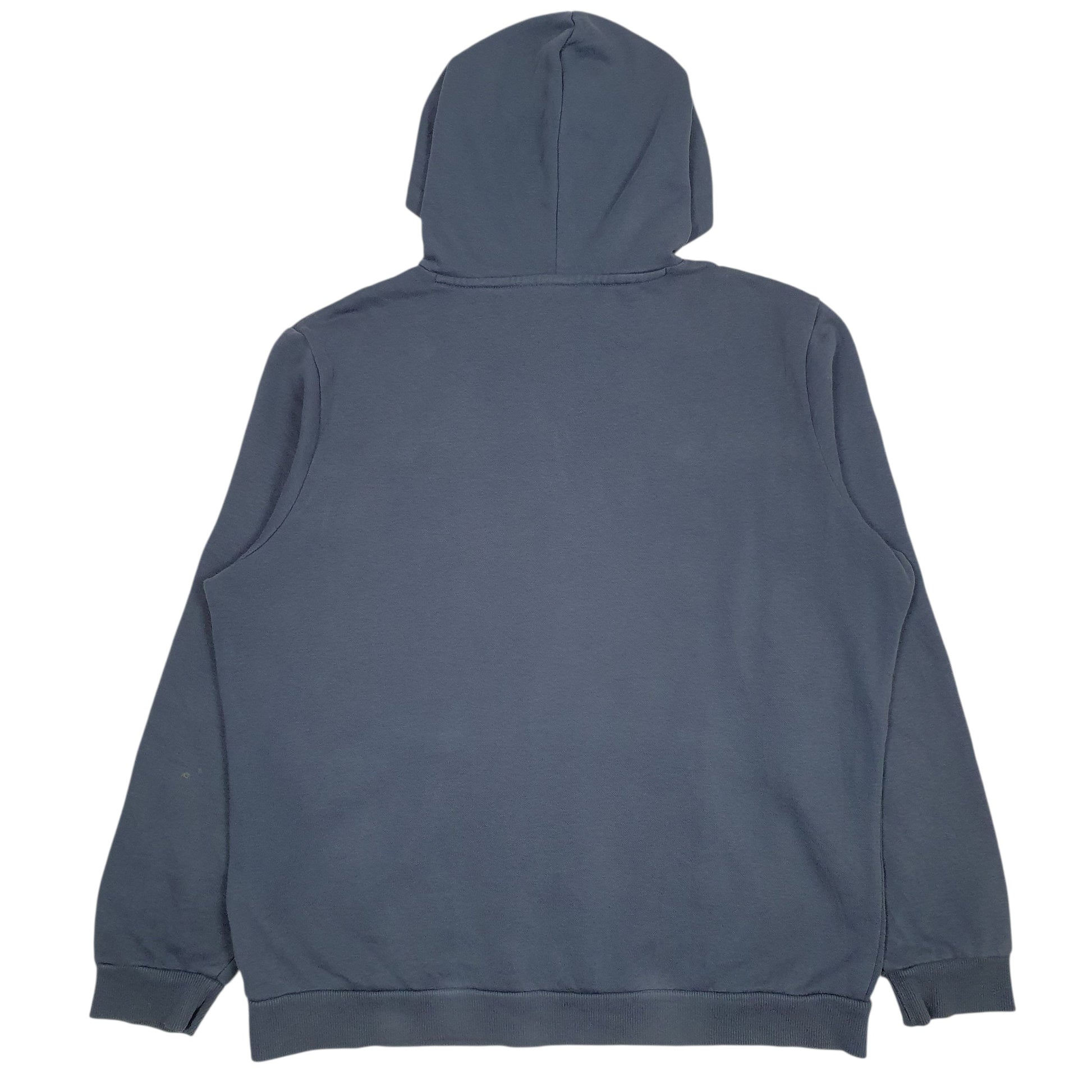 Mens Blue Puma Spellout Hoodie Jumper