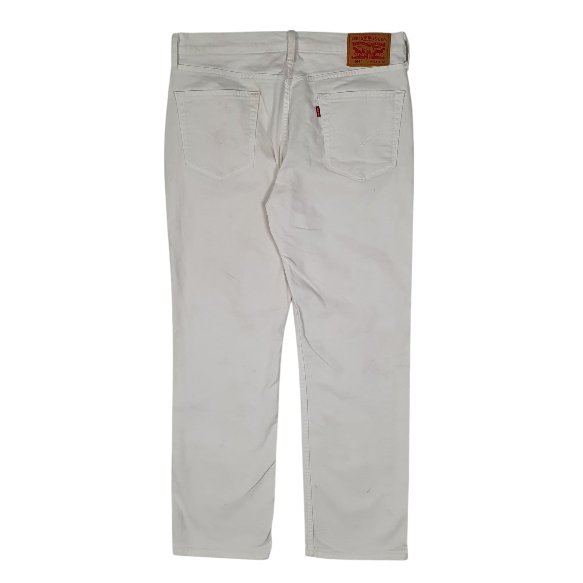 Mens White Levis   Jeans