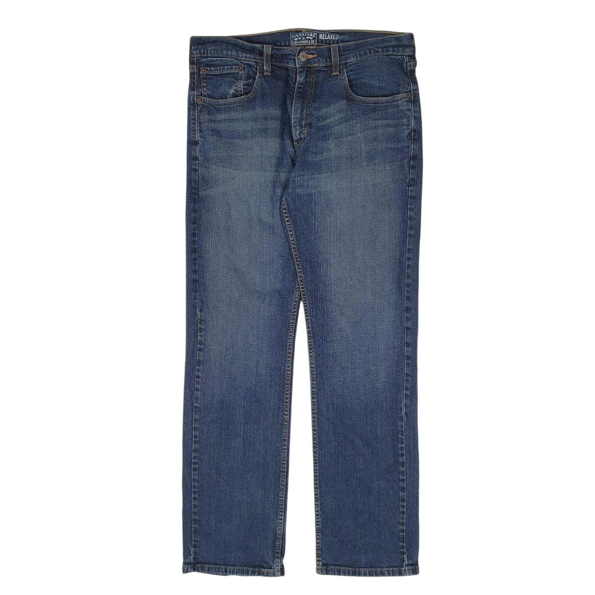 Mens Blue Levis  Signature JeansW33 L32