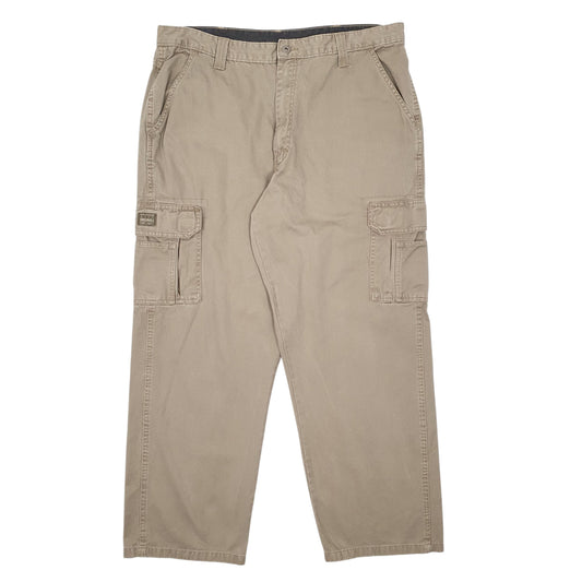Mens Beige Wrangler  Cargo Trousers