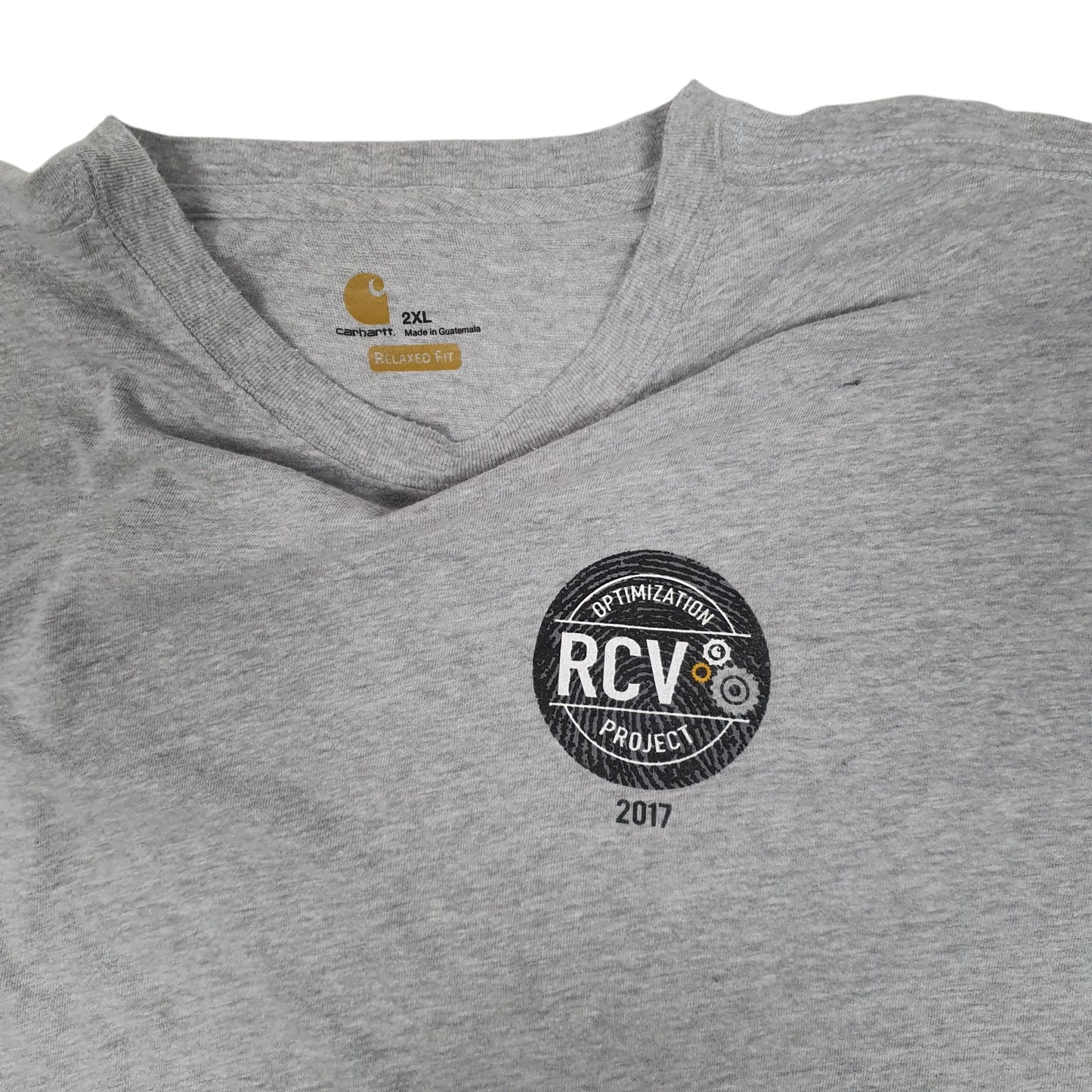 Mens Grey Carhartt   T Shirt