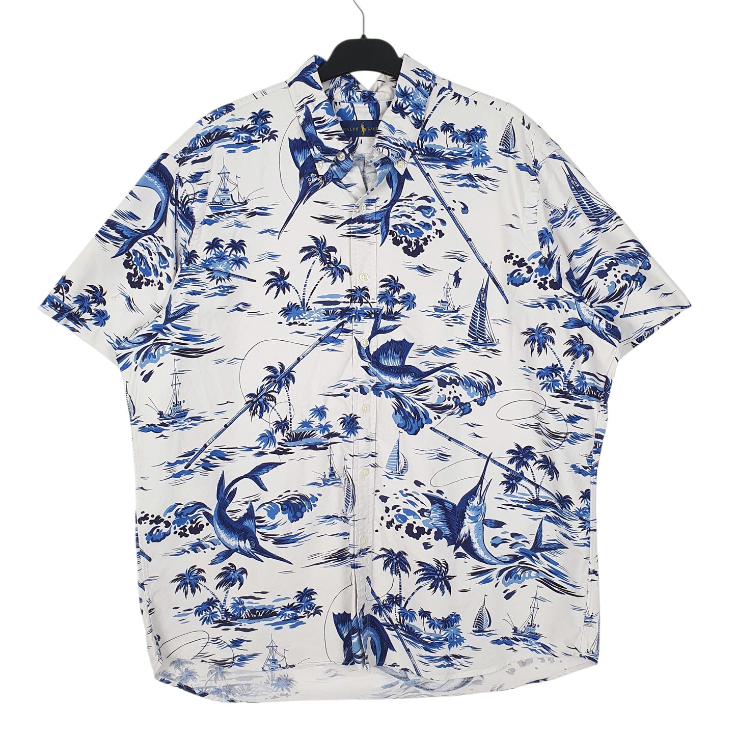 Mens White Ralph Lauren  Short Sleeve Shirt