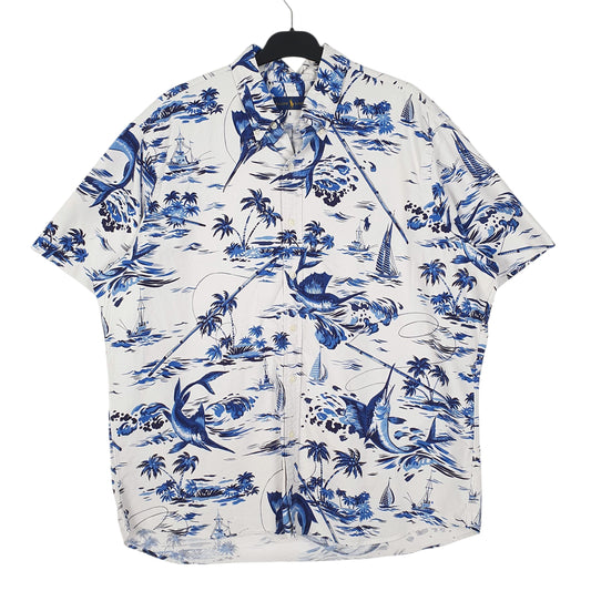 Mens White Ralph Lauren  Short Sleeve Shirt