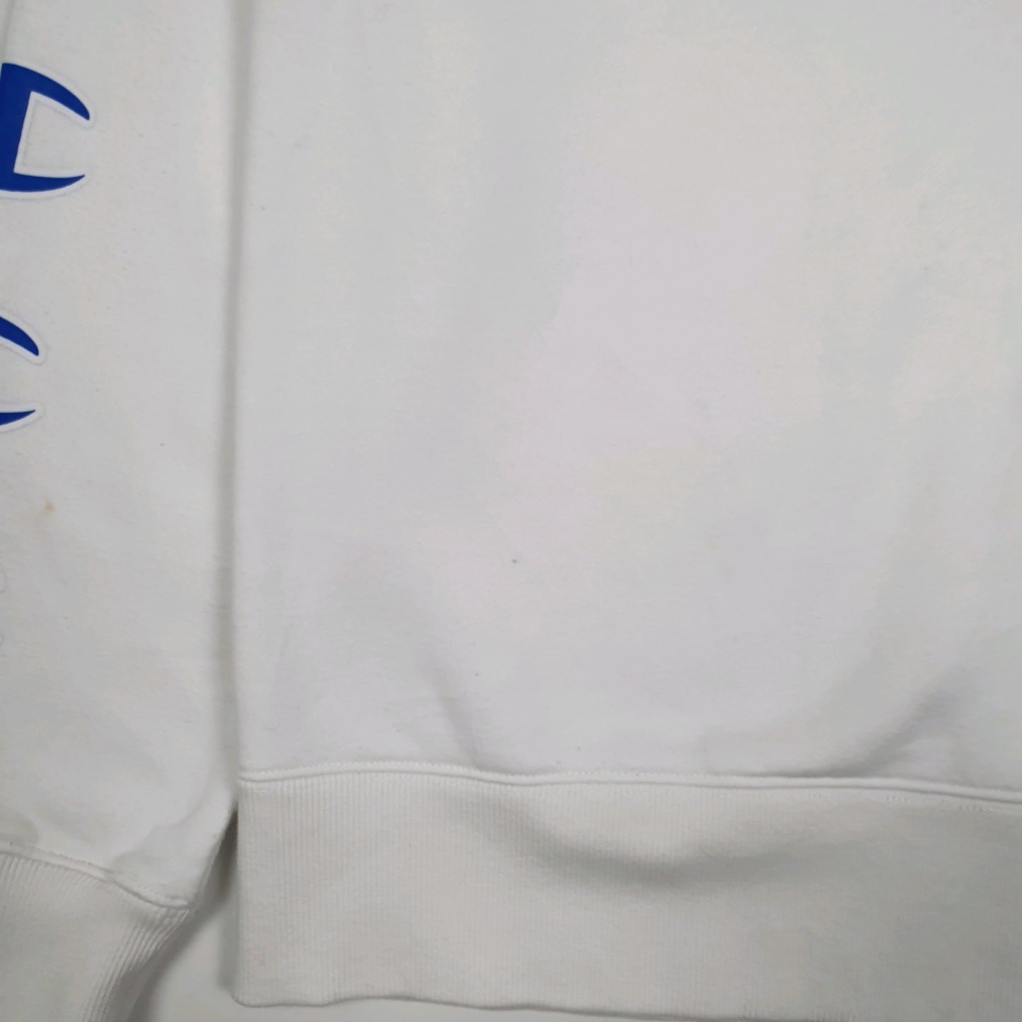 Mens White Champion  Crewneck Jumper