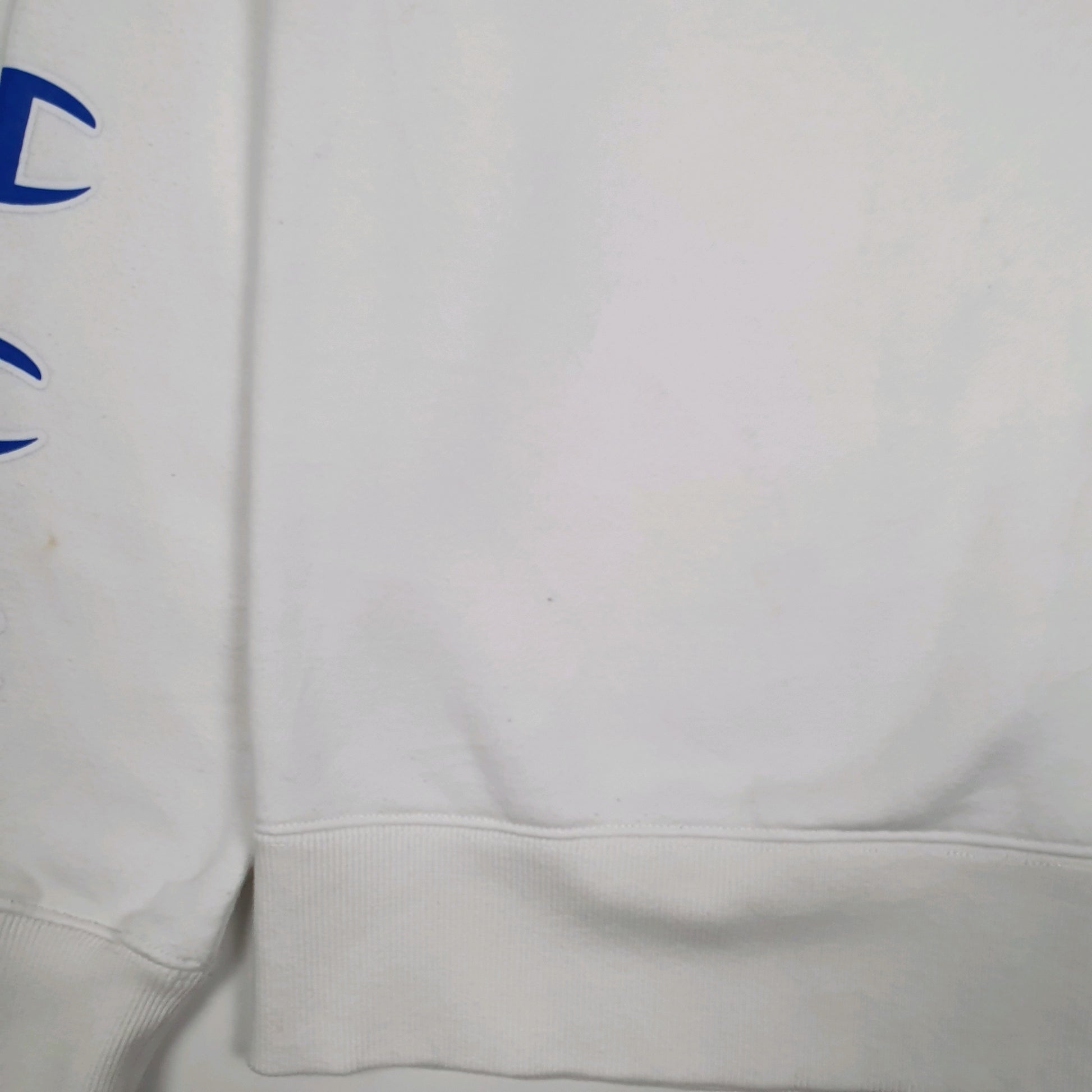 Mens White Champion  Crewneck Jumper