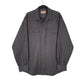Mens Grey Wrangler  Long Sleeve Shirt