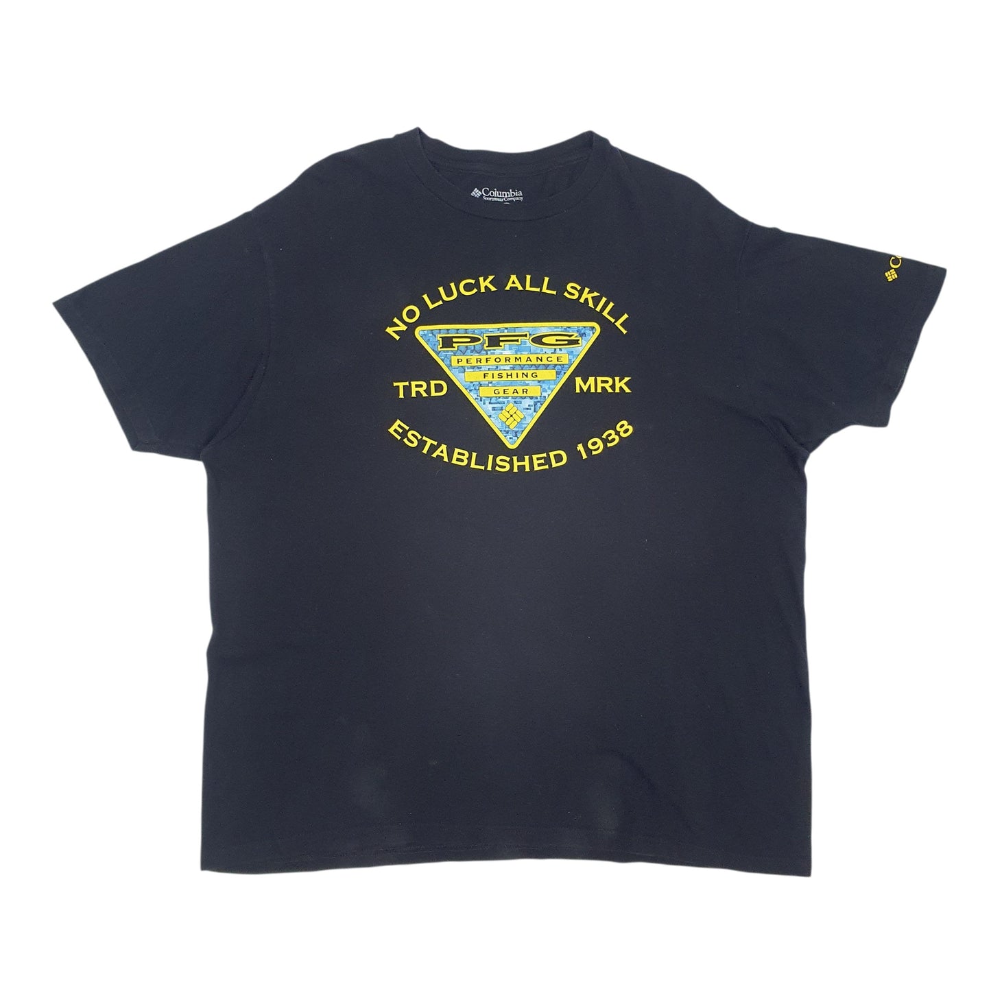 Mens Black Columbia Sportswear Company PFG Short Sleeve T Shirt