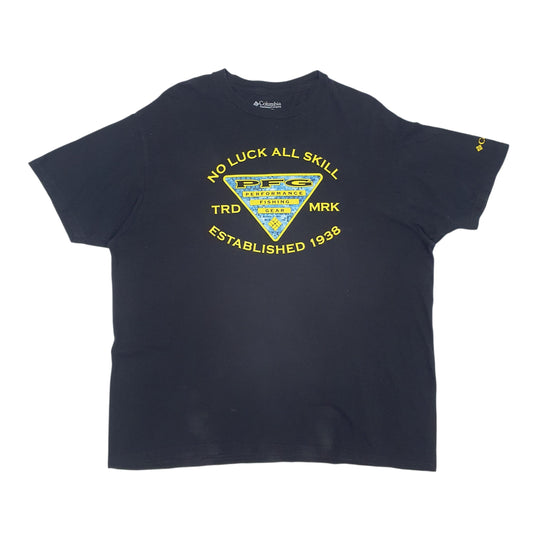 Mens Black Columbia Sportswear Company PFG Short Sleeve T Shirt