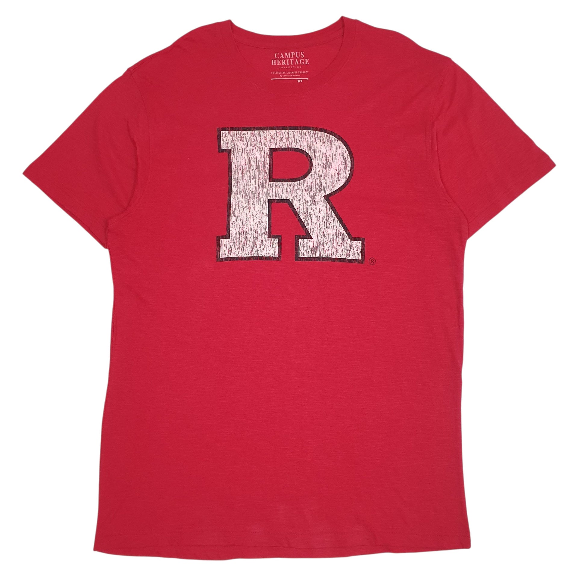 Mens Red Campus Heritage  Short Sleeve T Shirt