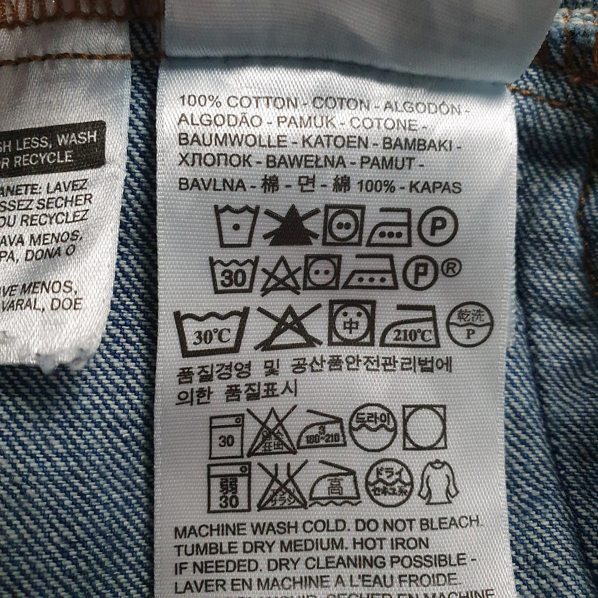 Womens Blue Levis   Coat