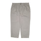 Mens Cream Tommy Hilfiger Vintage 2000s Double Pleated Chino Trousers