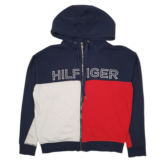 Womens Navy Tommy Hilfiger Hoodie Full Zip Jumper