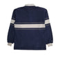 Mens Navy Barbarian Rugby Crewneck Polo Shirt
