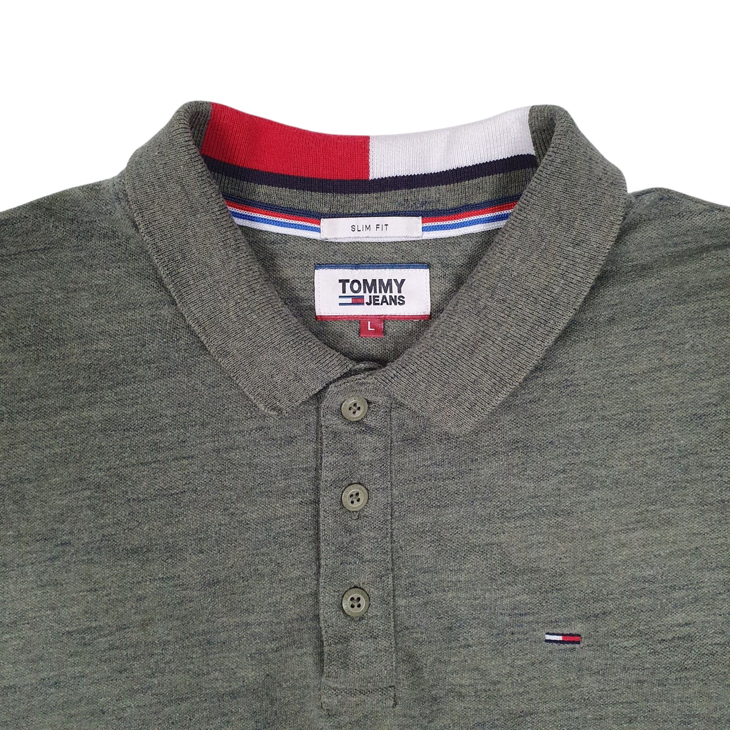 Mens Green Tommy Hilfiger   Polo Shirt