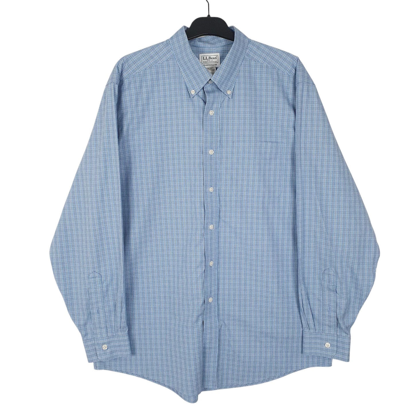 Mens Blue L.L.Bean  Long Sleeve Shirt