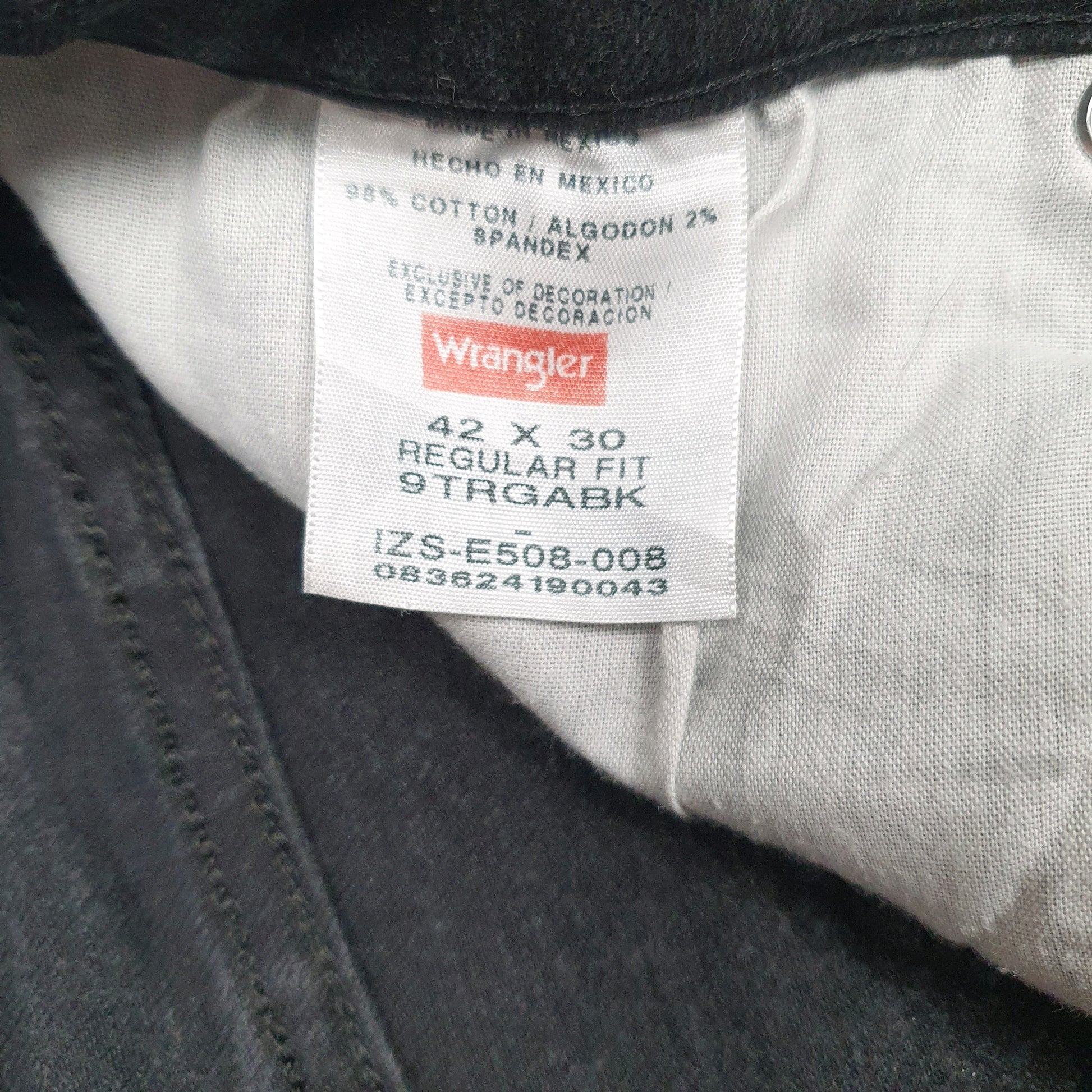 Mens Black Wrangler   Jeans