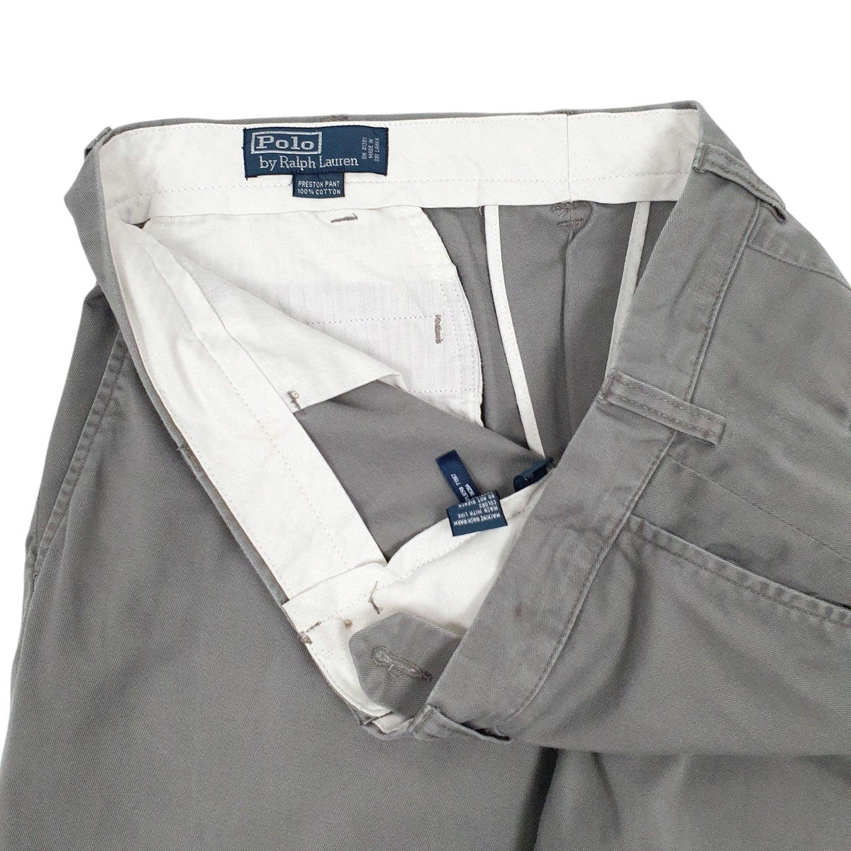 Mens Grey Polo Ralph Lauren Preston Pant  Trousers