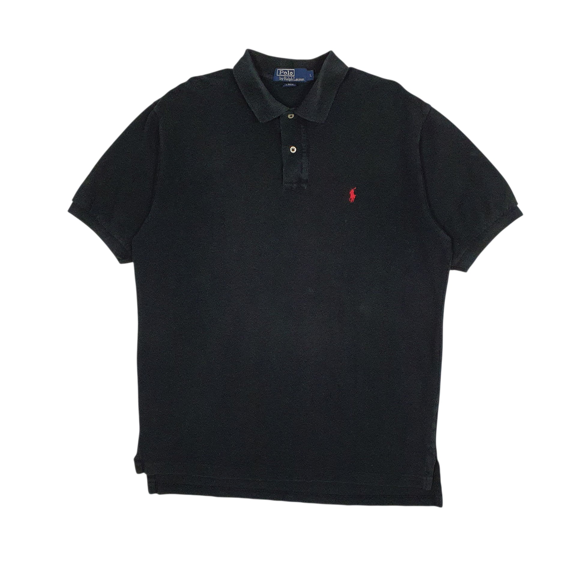 Mens Black Polo Ralph Lauren  Short Sleeve Polo Shirt