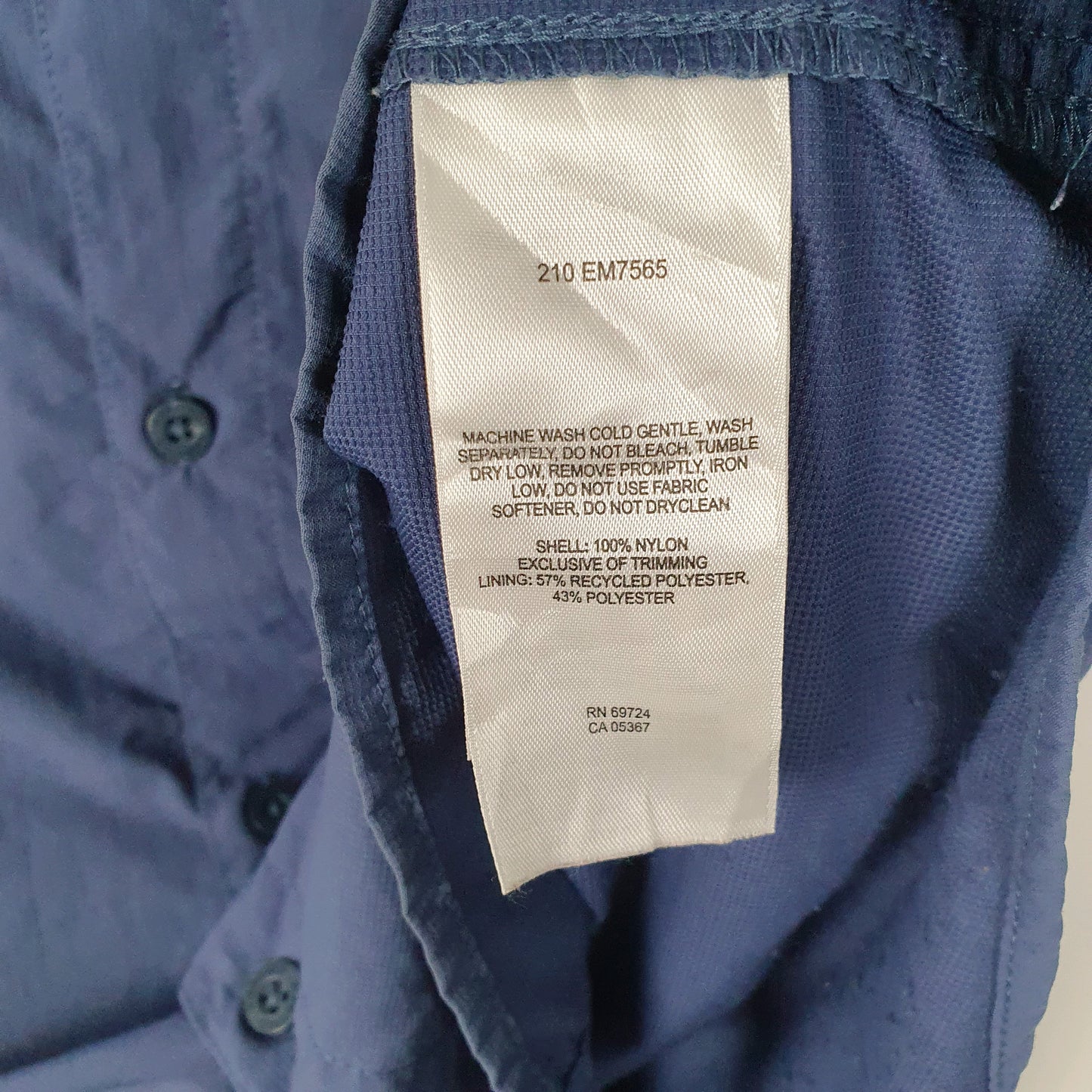 Mens Blue Columbia Sportswear Company Titanium  Shirt