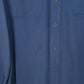 Mens Blue L.L.Bean Chamois  Shirt