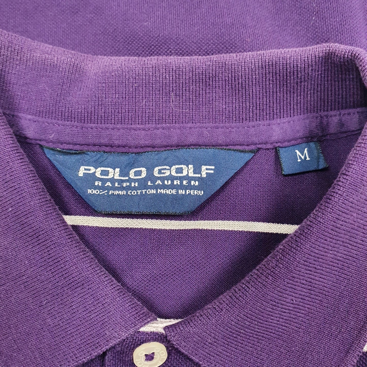Mens Purple Polo Ralph Lauren Golf Crewneck Polo Shirt