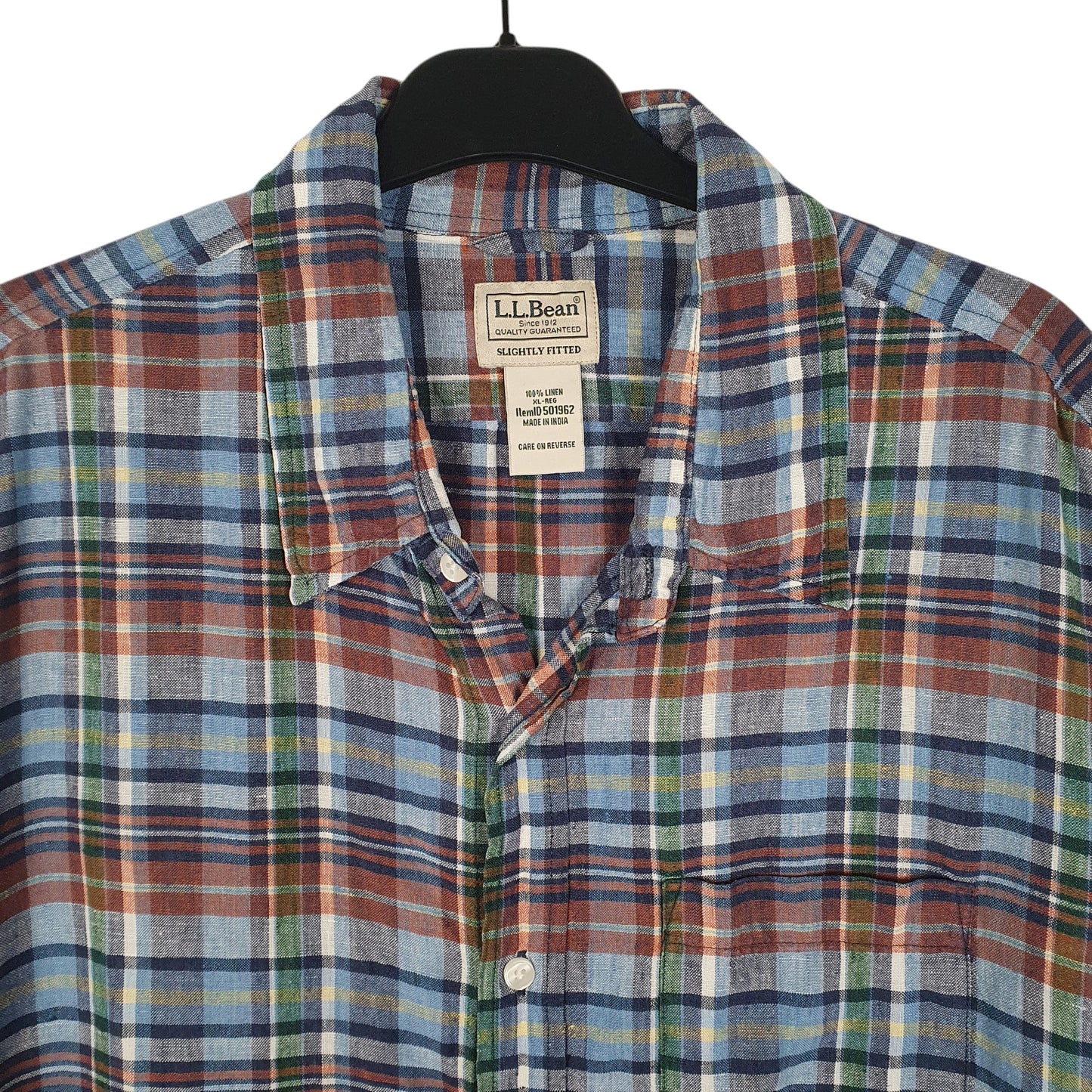 Mens Blue L.L.Bean   Shirt